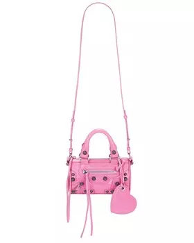 Спортивная сумка Le Cagole Nano Balenciaga, светло-розовый