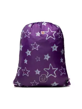 Спортивная сумка LEGO Drawstring Bag 10034-2106, фиолетовый