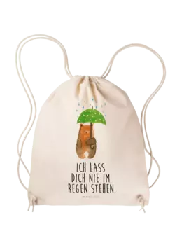 Спортивная сумка Mr & Mrs Panda Sportbeutel Br Regenschirm, кремовый