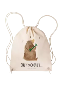 Спортивная сумка Mr & Mrs Panda Sportbeutel Br Gitarre, кремовый