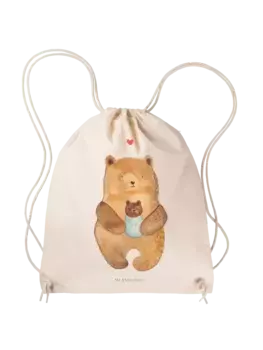 Спортивная сумка Mr & Mrs Panda Sportbeutel Br Baby ohne Spruch, кремовый