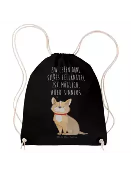 Спортивная сумка Mr & Mrs Panda Sportbeutel Hund Glck, черный