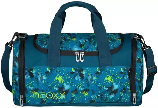 Спортивная сумка Neoxx "Champ, Petrol Extreme", изготовленная из переработанных ПЭТ-бутылок, цвет Petrol E X Treme