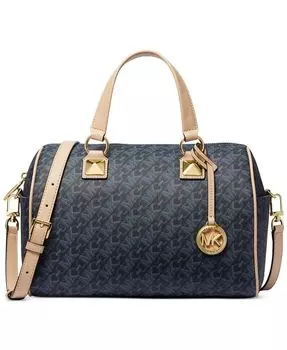 Спортивная сумка с логотипом Grayson Michael Kors, синий