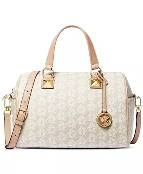 Спортивная сумка с логотипом Grayson Michael Kors, тан/бежевый