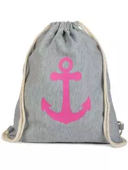 Спортивная сумка styleBREAKER, цвет grau meliert/pink