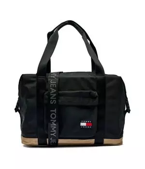 Спортивная сумка Tommy Jeans Essential Duffel через плечо, черный