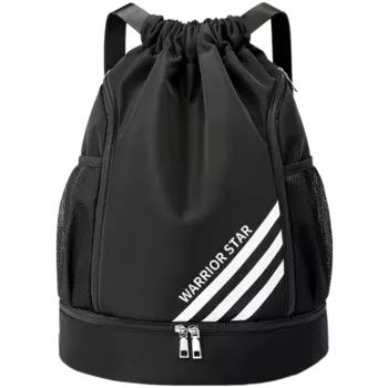Спортивная сумка Warrior Nylon унисекс, черная