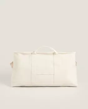 Спортивная сумка Zara Home Cotton, светло-бежевый