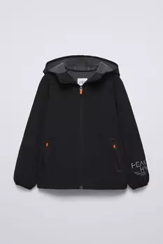 Спортивная техническая толстовка ZARA, черный