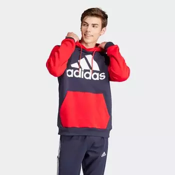 Спортивная толстовка Adidas, морской синий/огненно-красный