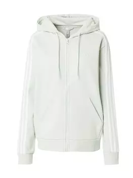 Спортивная толстовка ADIDAS SPORTSWEAR Athletic Zip-Up Hoodie Essentials, пастельно-зеленый