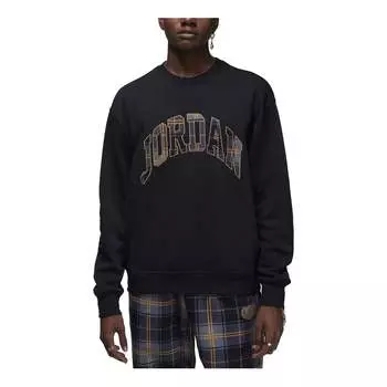 Спортивная толстовка Air Jordan Essential Holiday Fleece Sweatshirt 'Black' DV1574-011, черный
