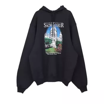 Спортивная толстовка Balenciaga Черная