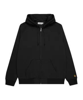 Спортивная толстовка Carhartt WIP Zip-Up Hoodie, черный