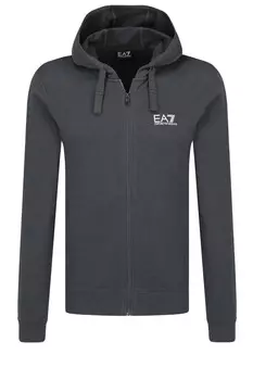 Спортивная толстовка EA7 regular fit, темно-синий