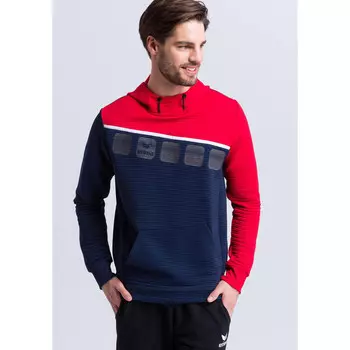 Спортивная толстовка Erima, цвет baltikblau/navyblau/rot
