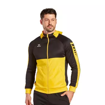 Спортивная толстовка Erima, цвет gelb/gelb/schwarz