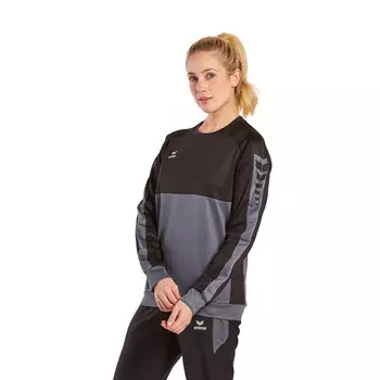 Спортивная толстовка Erima, цвет grau/schwarz/schwarz