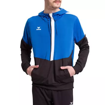 Спортивная толстовка Erima, цвет knigsblau/knigsblau/schwarz