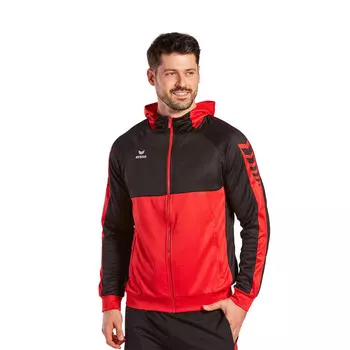 Спортивная толстовка Erima, цвет rot/schwarz/schwarz