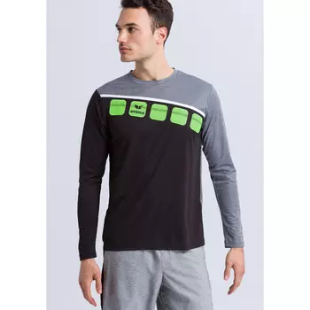 Спортивная толстовка Erima, цвет schwarz/schwarz/grau