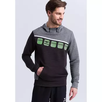 Спортивная толстовка Erima, цвет schwarz/schwarz/grau
