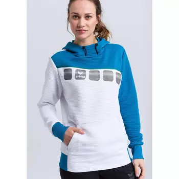 Спортивная толстовка Erima, цвет weiss/weiss/hellblau