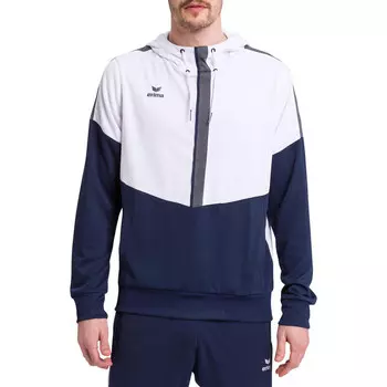 Спортивная толстовка Erima, цвет weiss/weiss/navyblau
