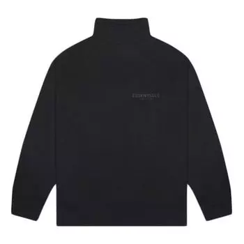 Спортивная толстовка Fear of God Essentials FW20 Mock Neck Sweatshirt 'Black' FOG-FW20-331, черный
