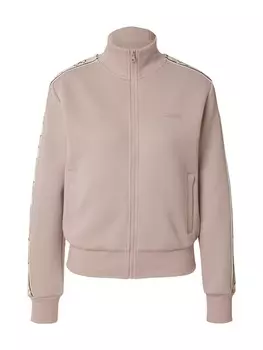 Спортивная толстовка GUESS Athletic Zip-Up Hoodie BRITNEY, серо-коричневый