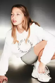 Спортивная толстовка H&M, белый