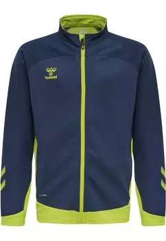 Спортивная толстовка Hummel Athletic Zip-Up Hoodie Lead, темно-синий