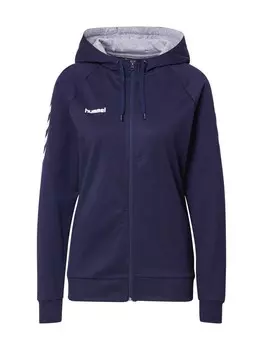 Спортивная толстовка Hummel Athletic Zip-Up Hoodie, темно-синий