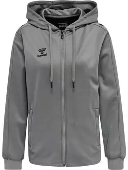 Спортивная толстовка Hummel Athletic Zip-Up Hoodie, цвет mottled grey