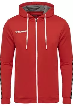 Спортивная толстовка Hummel Athletic Zip-Up Hoodie Authentic, цвет Fire red