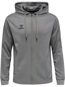 Спортивная толстовка Hummel Athletic Zip-Up Hoodie Core XK, серый