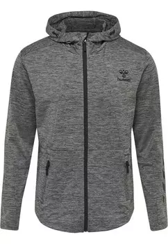 Спортивная толстовка Hummel Athletic Zip-Up Hoodie, темно-серый
