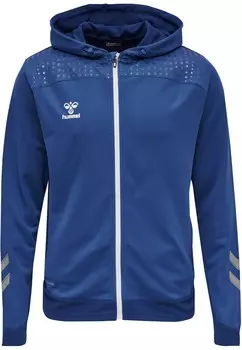 Спортивная толстовка Hummel Athletic Zip-Up Hoodie Lead, темно-синий