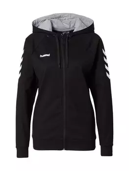 Спортивная толстовка Hummel Athletic Zip-Up Hoodie, черный