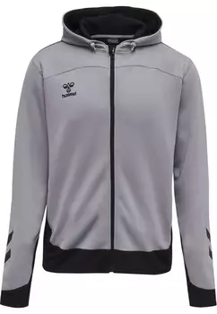 Спортивная толстовка Hummel Athletic Zip-Up Hoodie, цвет mottled grey