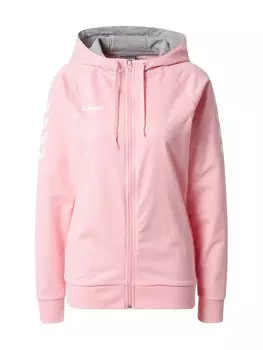 Спортивная толстовка Hummel Athletic Zip-Up Hoodie, пастельно-розовый