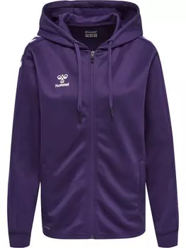 Спортивная толстовка Hummel Athletic Zip-Up Hoodie Core XK, цвет Blackberry