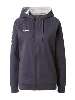 Спортивная толстовка Hummel Athletic Zip-Up Hoodie, морской синий