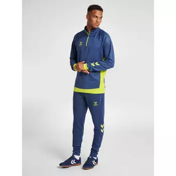 Спортивная толстовка Hummel, цвет dunkelblau/wolkiges blau/grn