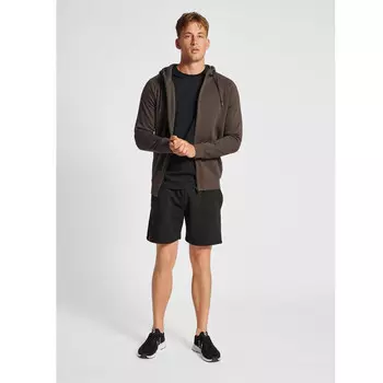 Спортивная толстовка Hummel, цвет magnetgrau/schwarz/schwarz