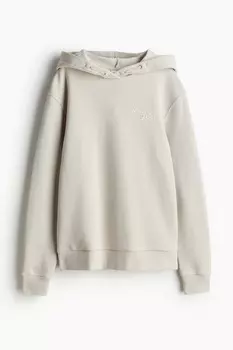 Спортивная толстовка из материала Drymove H&M, бежевый