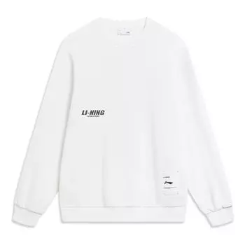 Спортивная толстовка Li-Ning Anything Is Possible Graphic Sweatshirt 'White' AWDT683-1, белый