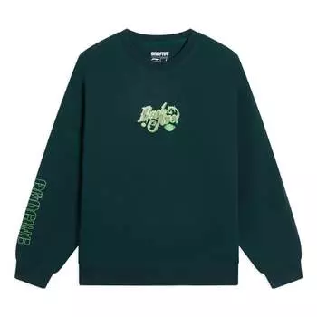 Спортивная толстовка Li-Ning BadFive Graphic Sweatshirt 'Dark Green' AWDS653-9, зеленый