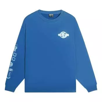 Спортивная толстовка Li-Ning BadFive Graphic Sweatshirt 'Blue' AWDSC01-4, синий
